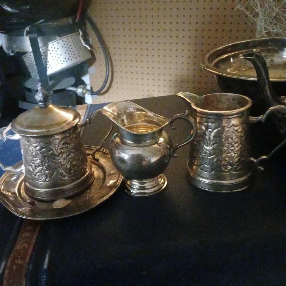 Elegant Silver Tea Set